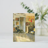 Edouard Vuillard: Madame Losse Hessel in Studio ポストカード (スタンド正面)