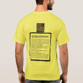 EDSのシマウマリボン03 Tシャツ (裏面)