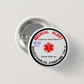 EDSのタイプ3 MCADのポットの医学の注意深いボタン 缶バッジ (正面&裏面)