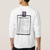 EDSのリボンの認識度 スウェットシャツ (裏面)