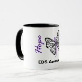 EDSの認識度の希望の蝶マグ マグカップ (正面左)