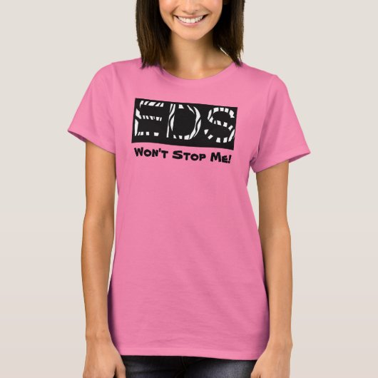 EDSは私を止められない 女性用タンクトップ Tシャツ (正面)