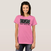 EDSは私を止められない 女性用タンクトップ Tシャツ (正面フル)