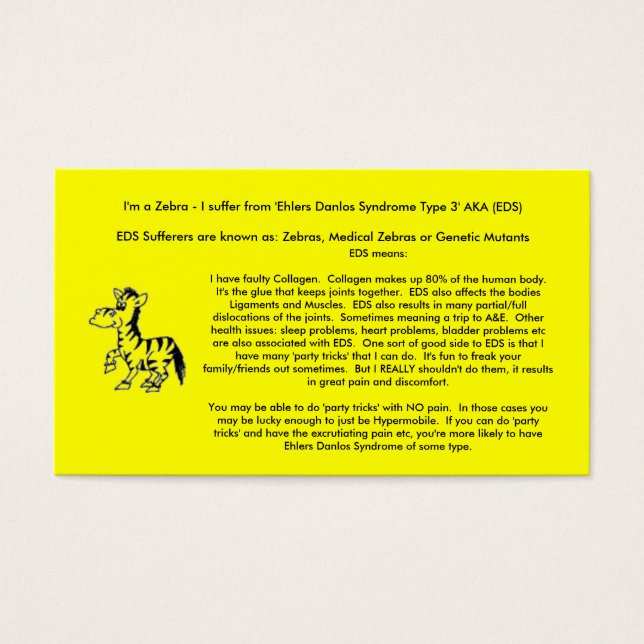 EDSアウェアネスカード (正面)