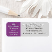 EDSエーラーズ – ダロス症候群メーリング住所 シール (インサイチュ)