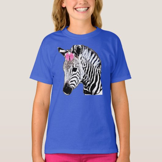 EDSガールズは強い!認知ゼブラシャツ Tシャツ (正面)