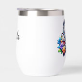 EDS戦士 | Ehlers-Danlos Syndrome Tシャツ (右面)