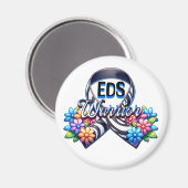 EDS戦士 | Ehlers-Danlos Syndrome Tシャツ マグネット (正面/裏面)
