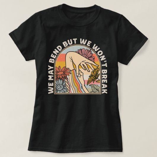 EDS認識度おもしろい曲げても壊れない Tシャツ (デザイン正面)