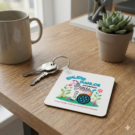 EDS認識度ゼブラキーチェーン キーホルダー