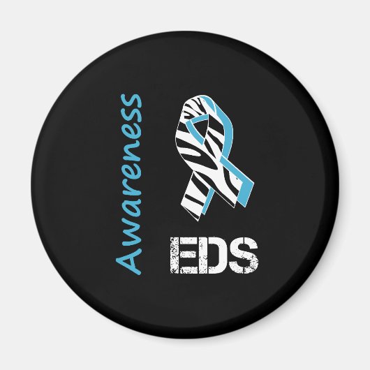 EDS認識度ゼブラストライプリボン磁石 マグネット (正面)