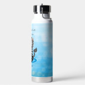 EDS認識度リボンとゼブラ ウォーターボトル (左面)