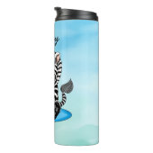 EDS認識度リボンとゼブラ タンブラー (回転右)