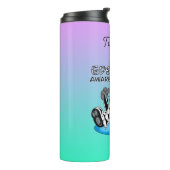 EDS認識度リボンとゼブラ タンブラー (回転左)