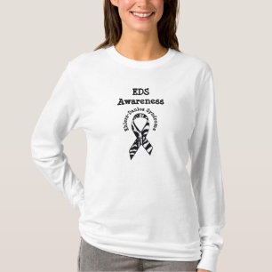 EDS エールス・ダンロス症候群 Awareness Tシャツ リボン