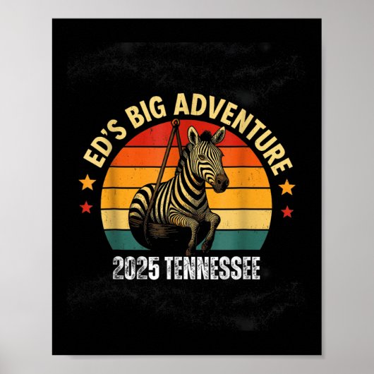 Eds Adventure, Ed The Zebra Tennessee 2025 ポスター (正面)