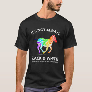 EDS Awareness Rainbow Zebra for Invisible Illness Tシャツ