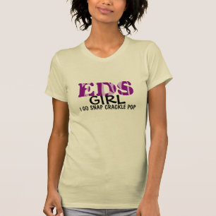 EDS Ehlers Danlosの女の子のスナップのパチパチ鳴る音の破裂音の骨 Tシャツ