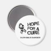 EDS Hope for a Cure Zebra ストライプ Ribbon Magnet マグネット (正面/裏面)