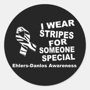 EDS Iの衣服ストライプは誰かの特別なステッカー ラウンドシール