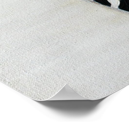 EDS Zebra by Artist Cherish Fletcher ポスター (角)