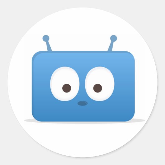 Edsbyのステッカー、20のシート ラウンドシール (正面)