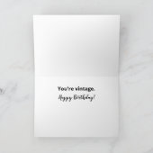 Edselあなたは古くない誕生日カード カード (内部)