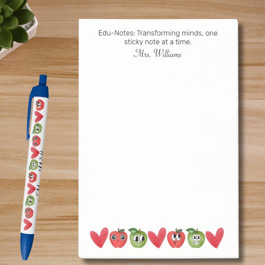 Edu-Notes:心を変える、先生への感謝 ポストイット