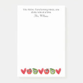 Edu-Notes:心を変える、先生への感謝 ポストイット (正面)