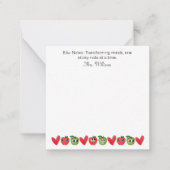 Edu-Notes:心を変え、先生を高める ノートカード (正面)