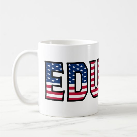 Eduard Name Vorname USA styled Tasse Kaffeetasse コーヒーマグカップ (左)