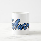 Eduard Vorname Name blue Tasse Kaffeetasse コーヒーマグカップ (中央)