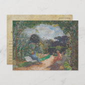 Eduard Vuillard Morning in the garden, Clos Cezan ポストカード (正面/裏面)
