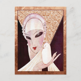 Eduardo Garcia Benito - Lady with bird ポストカード