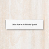 Education サインプレート (正面)