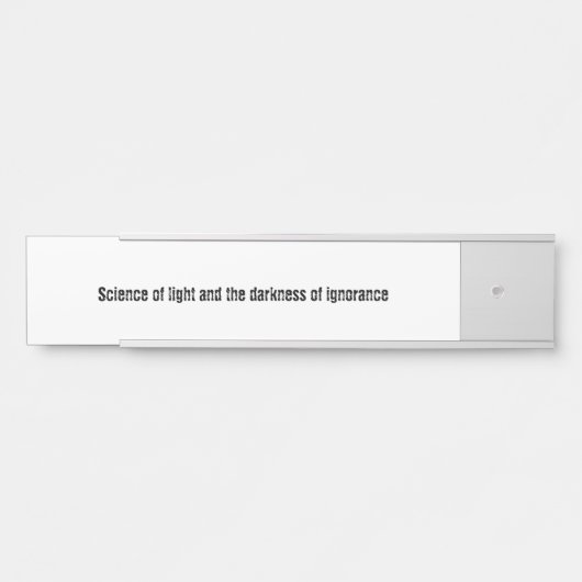 Education サインプレート (正面)