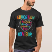 Education Advisor Appreciation Week Back to School Tシャツ (正面)