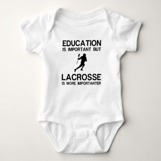 EDUCATION IMPORTANT LACROSSE IMPORTANTER ベビーボディスーツ