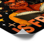 Education Is Dom Black Teacher Books Black History ポスター (角)