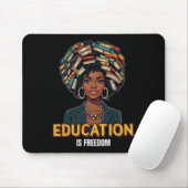 Education Is Freedom Black History Month Teacher B マウスパッド (マウス)