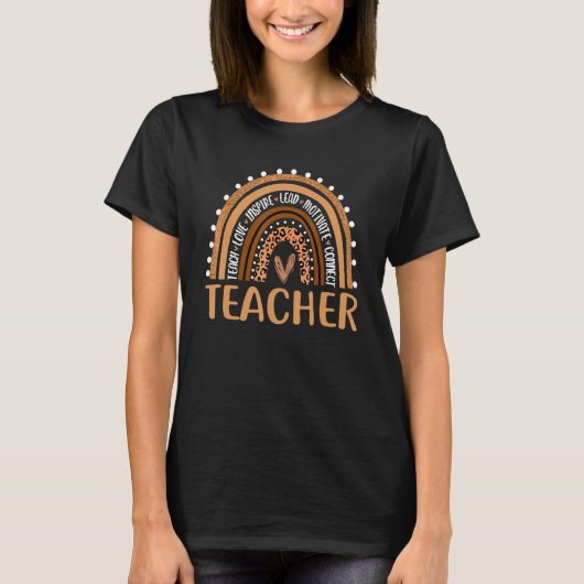 Education Is Freedom Melanin Teachers Black Histor Tシャツ (正面)