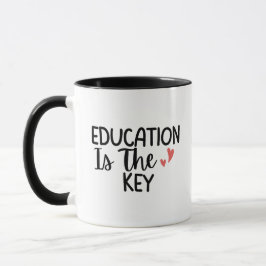 'Education Is The Key' Teacher Thank You Gift  マグカップ