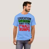 Education is the vaccine - Feminist Gift Tシャツ (正面フル)