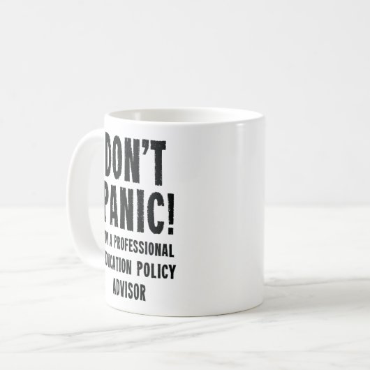 Education Policy Advisor コーヒーマグカップ (正面左)