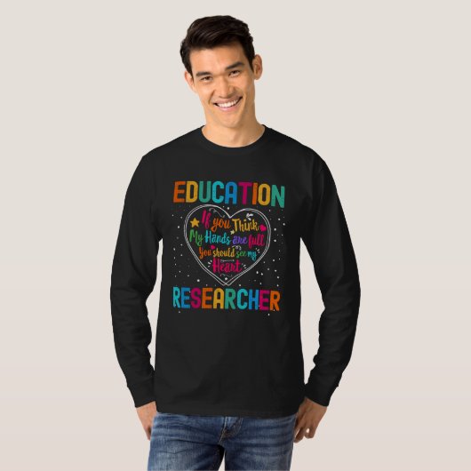 Education Researcher Appreciation Week Back to Sch Tシャツ (正面フル)