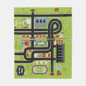 Educational Blanket My Track フリースブランケット (正面)