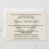 Educational Crest College卒業発表 招待状 (裏面)