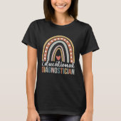 Educational Diagnostician Rainbow Educational Diag Tシャツ (正面)