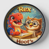 Educational nursery wall clock 壁時計 (正面)