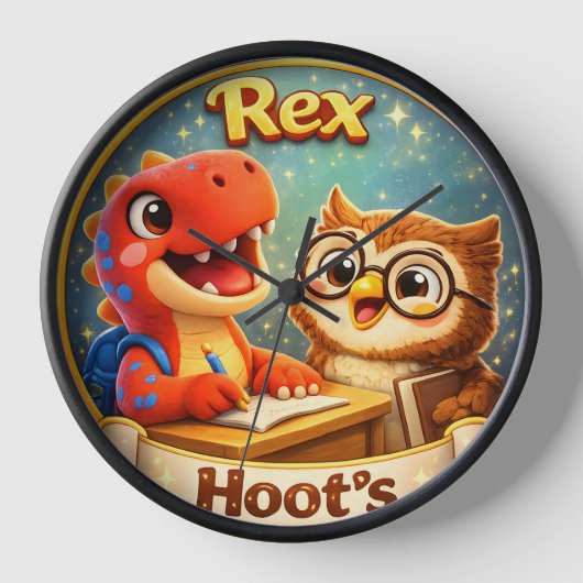 Educational nursery wall clock 壁時計 (正面)